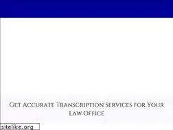 Sites similar to pbhparalegal-transcription.com
