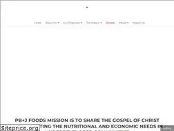 Sites similar to pbjfoods.org