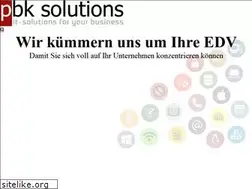 Sites similar to pbk-solutions.com