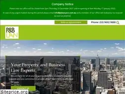 Sites similar to pblawyers.com.au