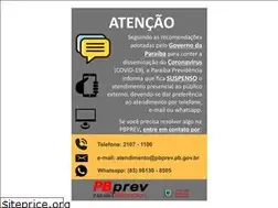 Sites similar to pbprev.pb.gov.br