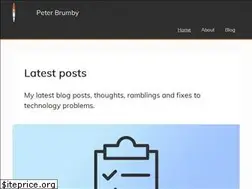 Sites similar to pbrumby.com