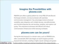 Sites similar to pbxww.com