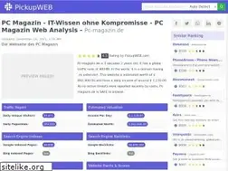 Sites similar to pc-magazin.de.pickupweb.com
