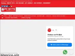 Sites similar to pcbyte.com.pe