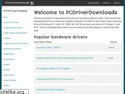 Sites similar to pcdriverdownloads.com