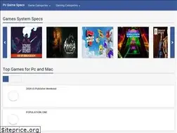 Sites similar to pcgamespecs.com