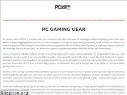 Sites similar to pcgaminggear.be
