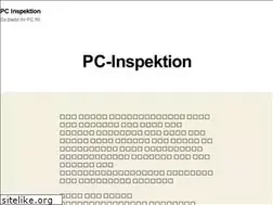 Sites similar to pcinspektion.de