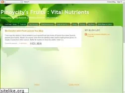 Sites similar to pcityfruitsvitalnutrients.blogspot.com