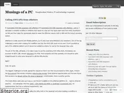 Sites similar to pcmusings.wordpress.com