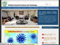 Sites similar to pcst.org.pk
