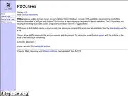 Sites similar to pdcurses.org