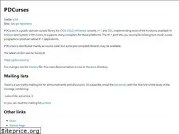 Sites similar to pdcurses.sourceforge.io