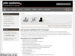 Sites similar to pde-systems.de
