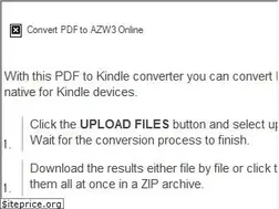 Sites similar to pdf2kindle.com