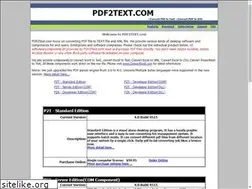 Sites similar to pdf2text.com