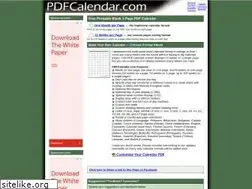 Sites similar to pdfcalendar.com