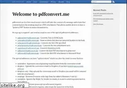 Sites similar to pdfconvert.me