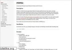 Sites similar to pdfkit.org