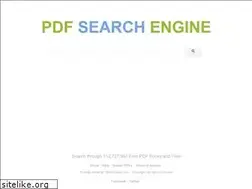 Sites similar to pdfsearchengine.net