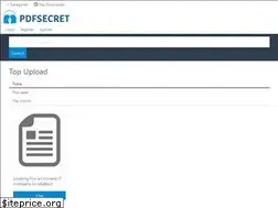 Sites similar to pdfsecret.com