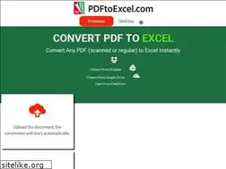 Sites similar to pdftoexcel.com