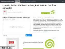 Sites similar to pdftoword-converter.online