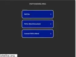 Sites similar to pdftoword.pro