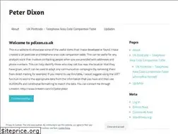 Sites similar to pdixon.co.uk