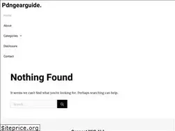 Sites similar to pdngearguide.com