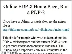 Sites similar to pdp8online.com