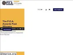 Sites similar to peaawards.com