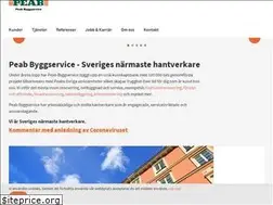 Sites similar to peabbyggservice.se