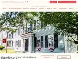 Sites similar to peabodyhistorical.org
