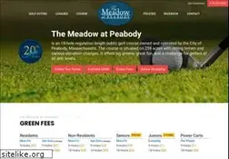 Sites similar to peabodymeadowgolf.com