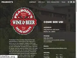 Sites similar to peabodyswineandbeer.com