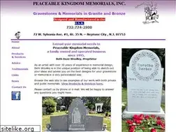 Sites similar to peaceablekingdommemorials.com