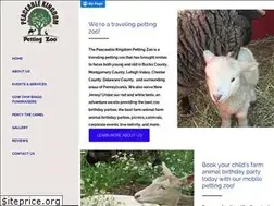 Sites similar to peaceablekingdompettingzoo.com
