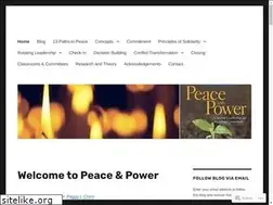 Sites similar to peaceandpowerblog.org