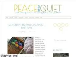 Sites similar to peacebutnotquiet.com