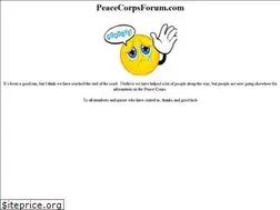 Sites similar to peacecorpsforum.com