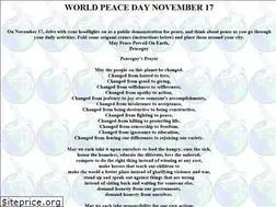 Sites similar to peaceday.org