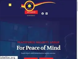 Sites similar to peaceforcesecurity.co.za