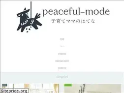 Sites similar to peaceful-mode.com