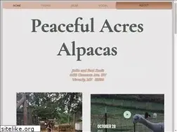 Sites similar to peacefulacresalpacas.com