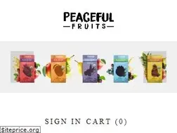 Sites similar to peacefulfruits.com