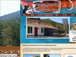 Sites similar to peacefulhavendogkennel.com