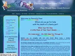 Sites similar to peacefulpawscremation.com