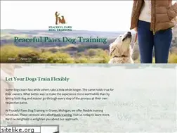 Sites similar to peacefulpawsdogtraining.com